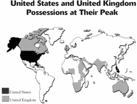 USA and OK Possessions at Their Peak